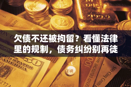 北京欠债不还被拘留？看懂法律里的规制，债务纠纷别再徒劳奔波
