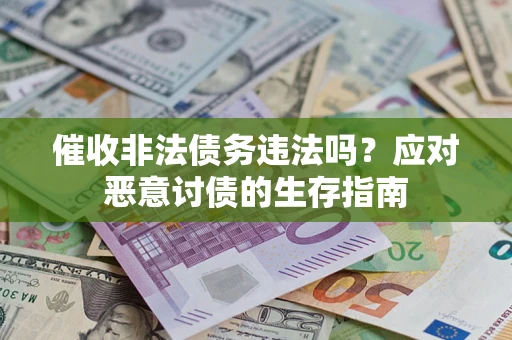 北京催收非法债务违法吗？应对恶意讨债的生存指南