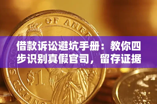 北京借款诉讼避坑手册：教你四步识别真假官司，留存证据不踩雷