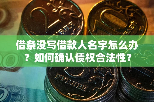 北京借条没写借款人名字怎么办？如何确认债权合法性？
