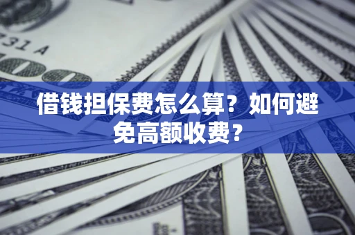 北京借钱担保费怎么算？如何避免高额收费？